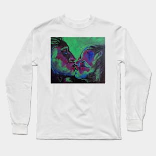 Lovers - Kiss In The Night Club Long Sleeve T-Shirt